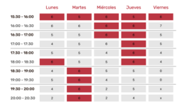 Horario 1 1 